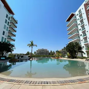 Apartamento 6012 Habitación Hotelera En Pacifika En Marina, Mazatlán